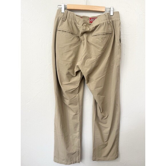 Under Armour Performance Golf Pants Mens 36x32 Chino Beige Travel Classic - Picture 6 of 10